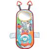 Comebachome Giocattolo per seggiolino auto rivolto all'indietro, Volante per bambini con rotazione a 360° con specchio, musica, luci e suoni di guida, Volante per bambini 12 mesi+ per sedile posteriore dell'auto