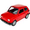 Generisch Welly Modello Auto Compatibile con FIAT 126 Rosso Equivalente Polski FIAT 126p 1972-2000 1/34-1/39 Metal Model Auto Die Cast Nuovo in scatola 42372