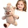 Efymosce Peluche Che Corre, 45cm Peluche Mucca, Running Peluche, Vitello Che Morbido Giocattolo, Peluche Cinghiale Che Corre Vitello per Ragazzi e Ragazze