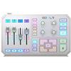 TC Helicon GoXLR-WH Piattaforma rivoluzionaria per broadcaster online con mixer a 4 canali, fader motorizzati, scheda audio ed effetti vocali | Supporta Windows 7, 8, 10 e 11 | Bianco