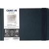Canson Professional Book, Carta per acquerelli, grana fine, 300 gsm, Quaderno cucito, copertina rigida, 21,6 x 14 cm, bianco, 20 fogli