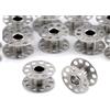 cyclingcolors 10x Bobina per macchina da cucire in metallo con fori, 11,4x20,5x6,3mm