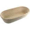 ORION Cesto per pane in rattan per pane ovale fatto in casa, 32 x 15 cm, altezza 9 cm