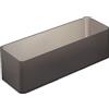 YAMAZAKI 3647 TOWER Stackable Organizer L Deep X2 Set, black, PS Resin, 8 x 24 x 7.2 cm