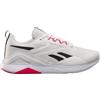 Reebok Nanoflex TR 2, Sneaker Uomo, White Black Energy Red, 40.5 EU