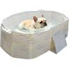 Generico Vasca Da Bagno Per Cani Vasca Animali Pieghevole Antiscivolo Portatile | Piscinetta Per Cucciolo Per Cucciolo Di Taglia Piccola E Media Giardino Cortile Retro Esterno Spiaggia