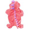 Generic Abbigliamento per cani di Halloween elastico in velluto con cristalli di dinosauro, abbigliamento casual per cani di taglia piccola e media come festa (S)