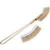 FOMIYES 1 Set Spazzola di Pulizia Gabbia per Uccelli Spazzola Pappagallo Spazzola Lunga Manico Accessori Gabbia per Uccelli Forniture per Gabbia in Acciaio Inox voliera degli Uccelli detergente
