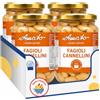 Generic Amato Fagioli Cannellini Cotti al Vapore 360 g, Legumi al Naturale in Vasetto di Vetro, Pronti all'Uso, Ricchi di Fibre e Proteine, Ideali per Zuppe e Insalate, Confezione 4/8/12 Pezzi (4 PEZZI)