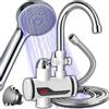 Retoo Rubinetto istantaneo 220V elettrico e doccia portatile Scaldabagno istantaneo con display LCD della temperatura Rubinetto dell'acqua calda Scaldabagno istantaneo per orto Acqua calda istantanea