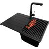 PRIMAGRAN Lavandino da Cucina Tutto Nero - Copenhagen Top, 70x50cm