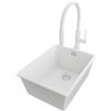 PRIMAGRAN Lavandino sottotop al Mobile 40cm + Rubinetto, 36x47cm