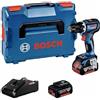 Bosch Professional 18V System Trapano-avvitatore a batteria GSR 18V-90 C (incl. 2 batt. ProCORE18V 4.0Ah, caricabatteria rapido GAL 18V-40, 1 inserto L-BOXX, L-BOXX)