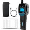 Therm La Mode CF‑60 PP - Misuratore professionale della qualità dell'aria, rilevatore di CO2 16 in 1 per CO2, PM2,5/PM10, TVOC, HCHO e polline, grafici 24 ore sullo schermo, rapporti CSV per casa, ufficio
