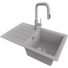 PRIMAGRAN Lavandino da Cucina Grigio - Copenhagen Easy, 70x44cm