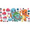 RoomMates Pokemon Squirtle, Charizard & Bulbasaur giganti decalcomanie murali