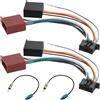 Acmerota Cablaggio Autoradio a 16 Pin Adattatore ISO per Pioneer DEH AVH MVH AVIC 2003 in Poi - Cavo Adattatore Radio Stereo per Auto - Connettore Mini ISO a 8 Pin