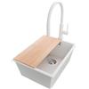 PRIMAGRAN Lavandino sottotop al Mobile 40cm + Rubinetto, 36x47cm
