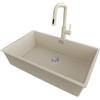 PRIMAGRAN Lavandino sottotop Beige - London, 76x47cm