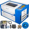 PEIXU Incisore Laser CO2 50W, Macchina da Taglio e Incisione 500x300mm Alta Precisione per Legno Pelle Acrilico con Software Lightburn/RDWorks