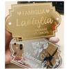 Social Crazy Appendino fuoriporta in PLEXIGLASS Personalizzabile - Innamorati (TRASPARENTE)