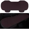 DEARBAG Coprisedili per Sedile Posteriore Universali, Coprisedili per Auto, Cuscino per Seggiolino Auto Antiscivolo, Coprisedile Morbido e Traspirante per Sedile Car Coprisedile(Nero-rosso,132 x 49 cm)