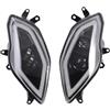 Wjwftcmk Faro Anteriore Per BMW S1000XR 2015-2019 Gruppo Ottico Anteriore A LED Con DRL Anteriore Faro