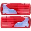 Generico 2 x Lente per Fanali Posteriori Sinistro Destro Sx Dx Lente Stop Luci Fari Posteriori Per Camion Compatibile con MAN TGA TGL TGM TGS TGX TGE Scania Serie 5 6 / P R Crafter Mercedes Sprinter 2006+