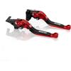 xiaobin Leva freno frizione moto Per Ducati Monster ST2 M 400 600 620 695 750 919 796 696 Accessori Moto Pieghevoli Allungabili Leve Freno Frizione(Style J)