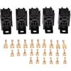 LOVIVER 5 Pezzi 5 Pin PCB Relay Holder Presa per Montaggio Su Scheda con Terminale