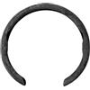 ASFDSG volante Coprivolante Auto In Pelle Scamosciata Ultra Sottile Per Tesla Per Model 3 Per Model Y Per Model S Accessori Interni Coprivolante Auto(Black-Suede)