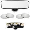 YDAKGUEY Specchietto retrovisore per auto, universale, per angoli ciechi | Specchietto retrovisore per auto, 200 x 60 mm, con forte ventosa, per auto, SUV, CRV, furgoni, camion