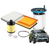 Somer Car KIT TAGLIANDO COMPLETO COMPATIBILE CON FIAT 500L 1.6 MULTIJET 120 CV EURO 6 +4 FILTRI