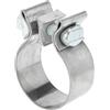 Hihaha Morsetto Tubo Scarico Acciaio Inox 1 Pezzo Per Auto Camion | Tono Argento, 51x30mm, Per Auto Camion SUV, Senza Saldatura, Rimovibile, Resistente Alte Temperature