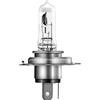 OSRAM NIGHT BREAKER SILVER H4, +100% di luce, lampada da proiettore alogena, 64193NBS-01B, 12V, auto, blister singolo (1 lampada)