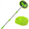 WillingHeart 47.5 Spazzola Lavaggio Auto con Manico Spazzolone Pulizia Camion Accessori Camper SUV Kit Autolavaggio Telescopica 2 in 1 Car Clean Brush Prodotti in Microfibra Esterno Interni