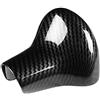 Hlyjoon Pomello del cambio Coperchio della testa Coperchio della testata del pomello del cambio manuale in fibra di carbonio per auto S6 S7 2013 A6 2012-2015 A5 2012-2016 A7 2013-2014 Q7 2013-2015 A4