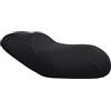 Moto Discovery Coprisella compatibile con Piaggio MP3 250/300 / 400/500 LT 2009-2013 nero con cuciture grigio chiaro