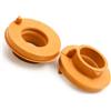 Aetnustar 2 gommini per molle in gomma per B-Max Fiesta, base in gomma per asse posteriore superiore, 2037363, spring rubber 203736, spring plate 1721953, spring pad 1531725