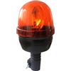 Generic Girofaro Arancio Lampada Rotante 12V H1 Stelo Flessibile Emergenza Alogeno Proiettore Rotante Camper Van