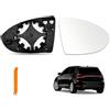 Fyhqwf 1 Pezzo Specchietto Retrovisore Sx Golf Serie 7 - Vetro Specchietto Golf 7 - Specchietto Retrovisore Auto - Adatto Per Volkswagen Golf 7, Con Funzione Di Riscaldamento E Visione Grandangolare