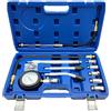 ZKTOOL 11 Pezzi Kit Tester di Compressione Motore per Cilindri Auto | Include Manometro da 0-300 PSI 0-20 Bar, Strumento Universale per Rilevamento Perdite di Tutti i Veicoli e Moto