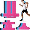 LURICO Tape Kinesiologico 18Pcs Nastro Kinesiologico Kinesio Tape Sportivo Impermeabile ed Elastico Benda Elastica Autoadesiva per Ginocchio, Spalla, Articolazione, Plantare