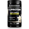 natural elements Polvere Whey alla Vaniglia 1 kg - 25 g Proteine per Porzione, Siero di Latte e Caseina, Dolcificate con Stevia, Made in Germany | natural elements