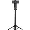 Generico Selfie Stick Treppiede Supporto Fotocamera Antiscivolo Regolabile | Supporto Treppiede Selfie Stick Estensibile Da Viaggio Leggero, Telecomando Wireless, Antiscivolo, per Vlogging, Live