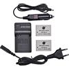 DSTE(2 pz.) Batteria di ricambio NB-5L + DC22E caricatore da viaggio compatibile con Canon PowerShot S100, S110, SD700 is, SD870 is, SD880 is, SD890 is, SD900 is, SD950 is