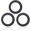 Generic Mobile TM Compatibile con Set di 3 lenti per fotocamera posteriore - Vetro singolo con adesivo per Samsung S22 - S22 Plus
