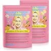 Uocasi Curcuma Kojic Acid Cleansing Pads, 2 x 40Pcs Curcuma Esfoliante Schiuma Pads Con Pantenolo Vitamina B5 Per Viso E Corpo, Dissolve Macchie Scure, Sbiadisce Decolorazione, Spugne Facciali Per La Pulizia