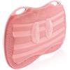 Kalolary Tappetino Scrubber per Piedi da Doccia in Silicone, Grande Scrubber per Piedi da Doccia con Ventose Antiscivolo Spazzola Pulisci Piedi per Pulire Esfoliare e Massaggiare i Piedi (Rosa)