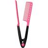 Generic Pettine Stirante Per Capelli Forma A V, Stiratura Piatta